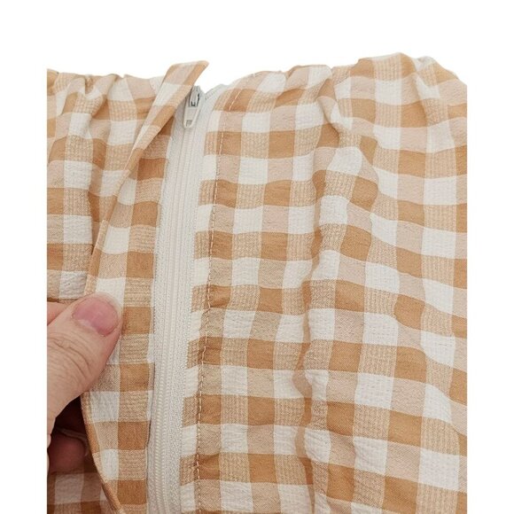 Women's - Mable Gingham Cutout Dress, Size Small - Picture 12 of 12